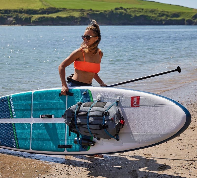 Red Paddle Co Compact Voyager 12'0" tavola da SUP blu/bianca 9