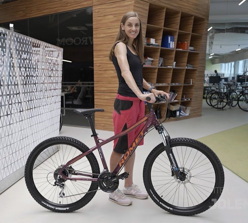 Romet Rambler R7.0 grafite/argento mountain bike 16