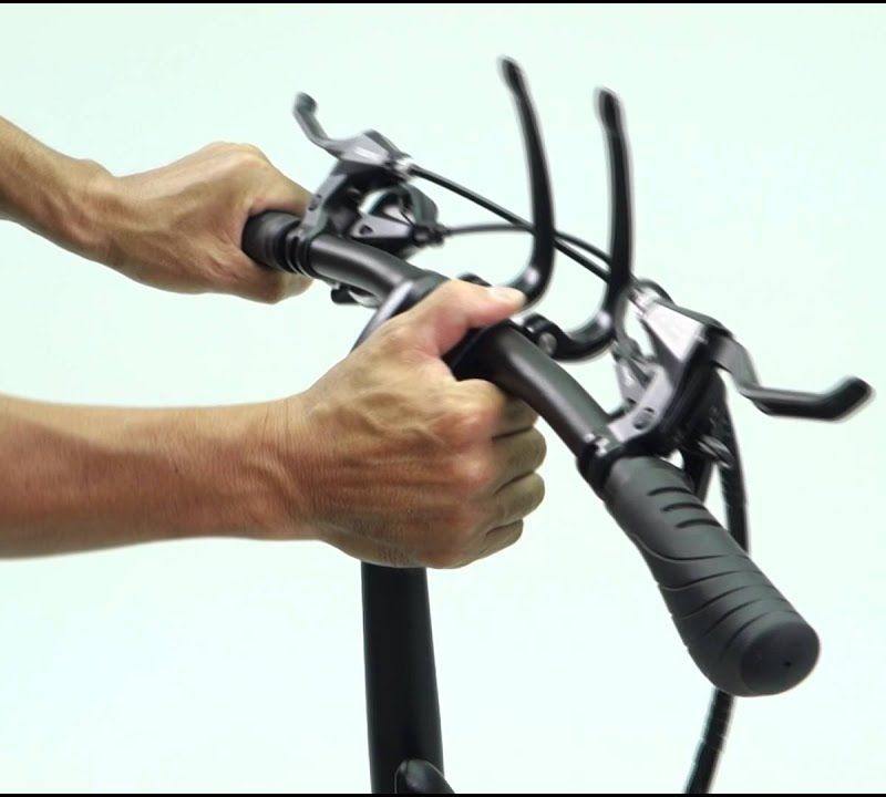 Bicicletta da città pieghevole Tern Link D8 giallo 5