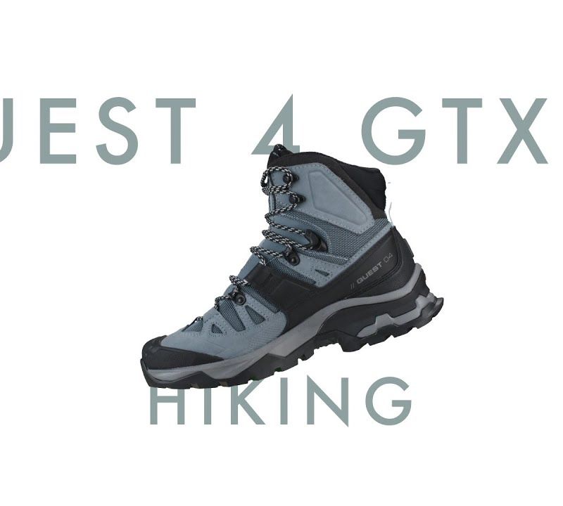Stivali da trekking da donna Salomon Quest 4 GTX magnete/nero/sole 20