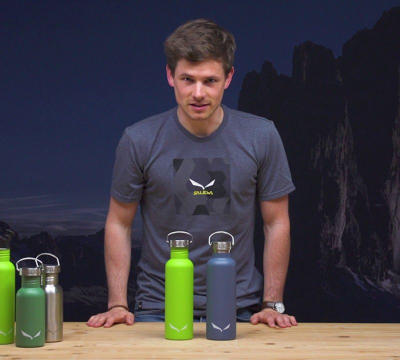 Salewa Aurino BTL 750 ml bottiglia da viaggio verde anatra 6