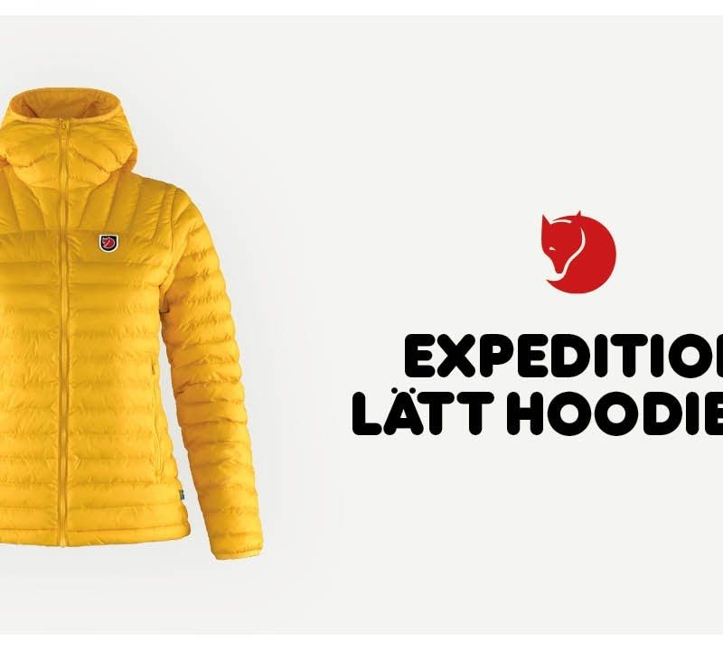 Piumino da donna Fjällräven Expedition Latt Hoodie nero 9
