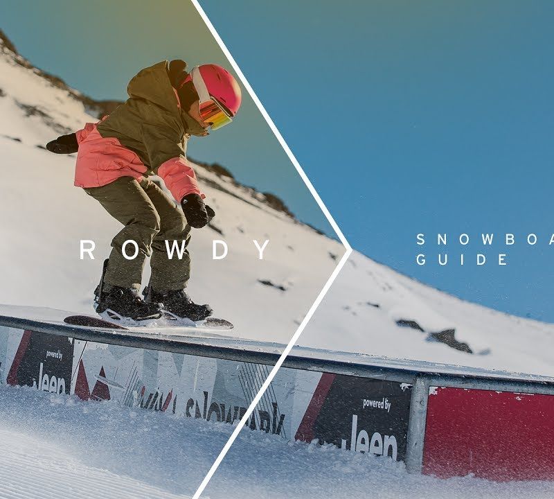 Snowboard da bambino HEAD Rowdy nero/rosso/blu 8