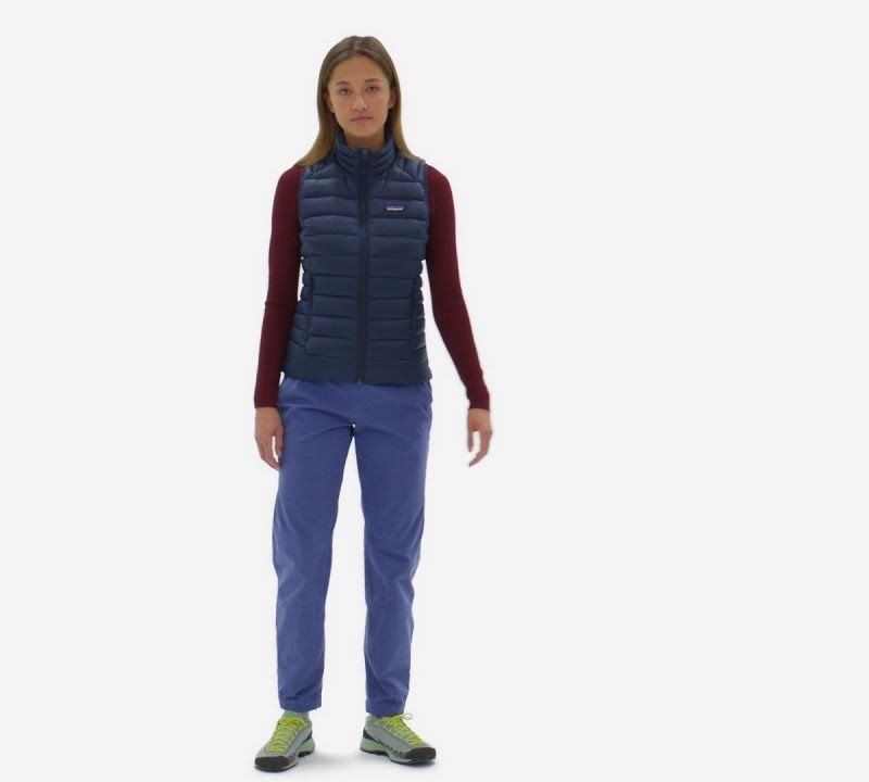 Maglione senza maniche da donna Patagonia Down Sweater lagom blu 19