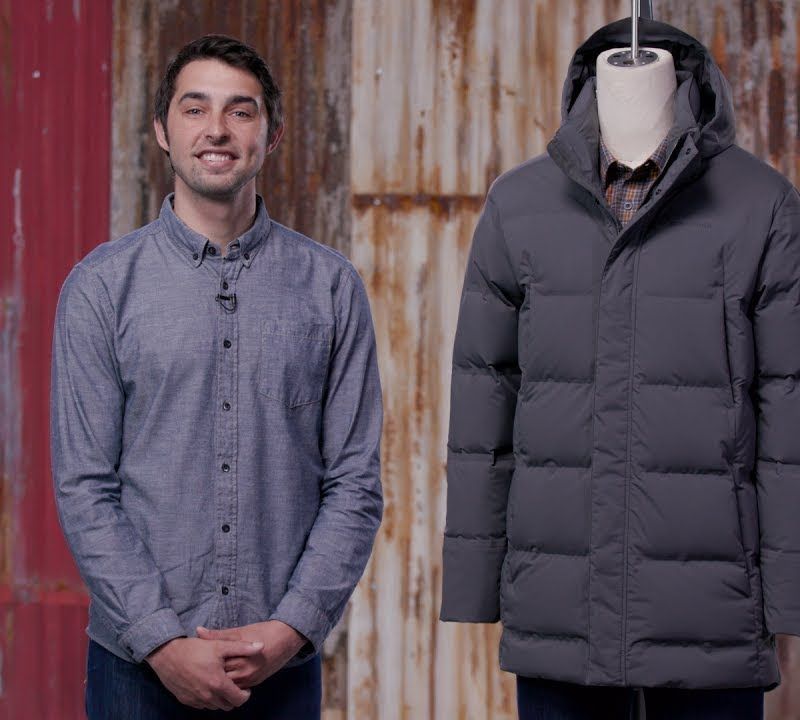 Patagonia Jackson Glacier Parka piumino da uomo blu smolder 11