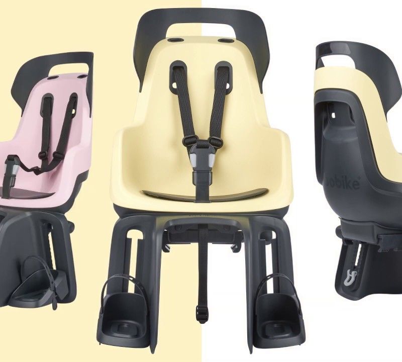Seggiolino per bicicletta bobike Go Maxi 1P grigio macaron 9