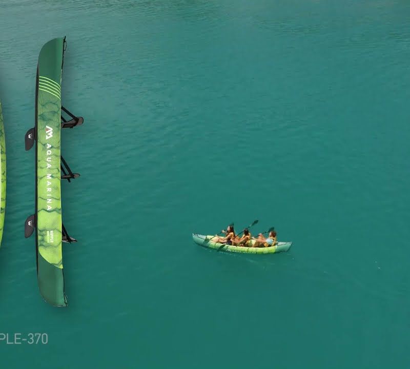 Aqua Marina Ripple Canoa da diporto 12'2" kayak gonfiabile per 3 persone 21