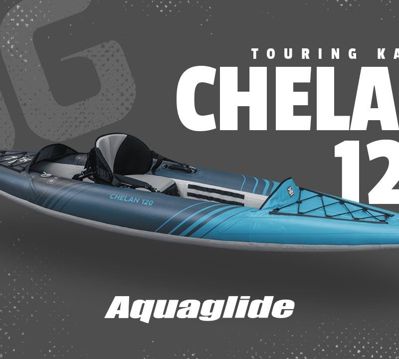 Kayak gonfiabile Aquaglide Chelan 120 per 1 persona 9