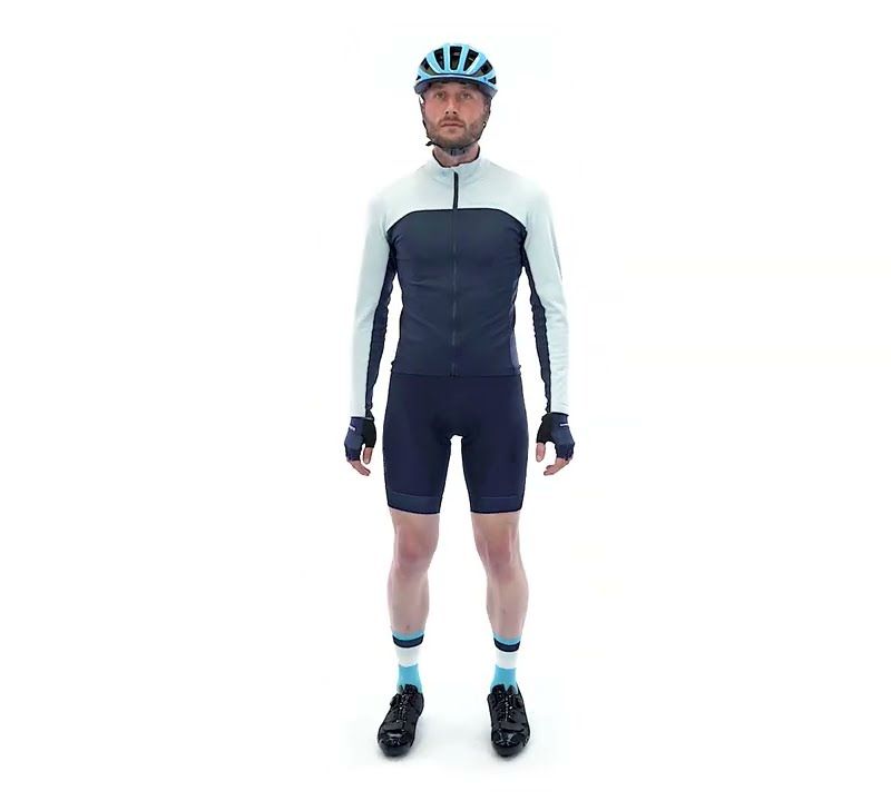 Felpa da ciclismo Endura FS260-Pro Roubaix da uomo, nero 8