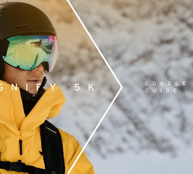 HEAD Magnify 5K cromo/arancio/forma occhiali da sci 10
