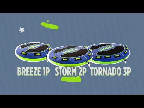 JOBE Droplet Towable Set 2P blu/arancio 7