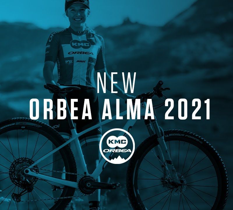 Orbea Alma M50 2022 verde/rosso mountain bike 8