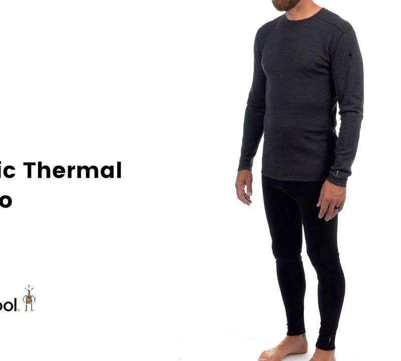 Smartwool Merino 150 Baselayer da uomo in scatola manica lunga termica nera 4