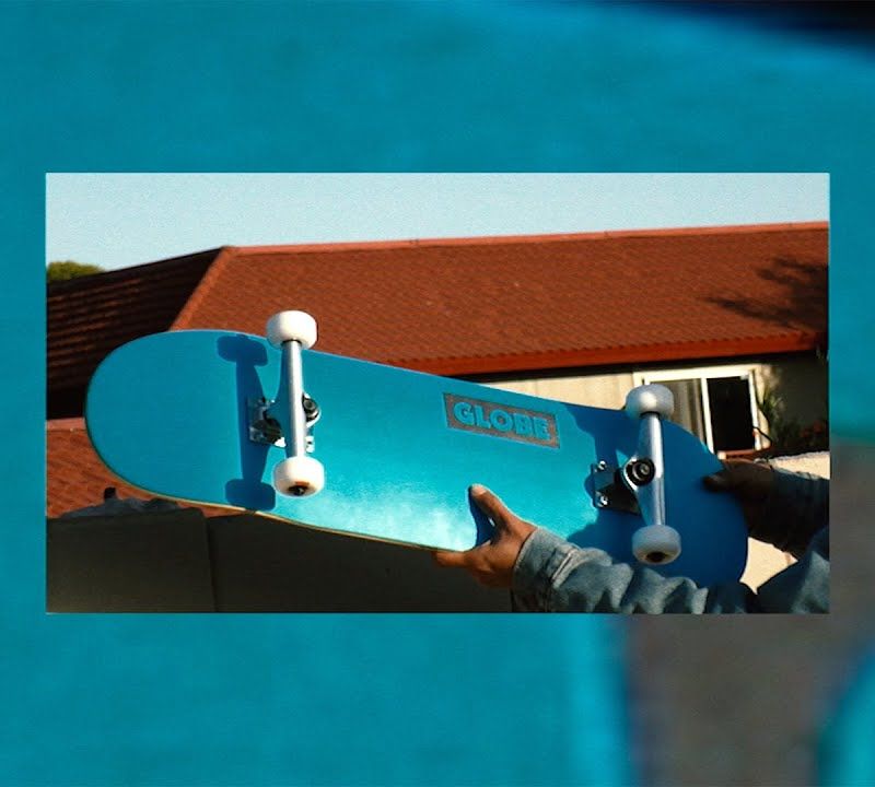 Globe Goodstock classico skateboard fatica verde 9