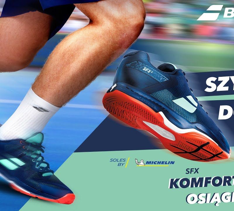 Scarpe da tennis Babolat donna SFX3 AC Wimbledon bianco/oro 18