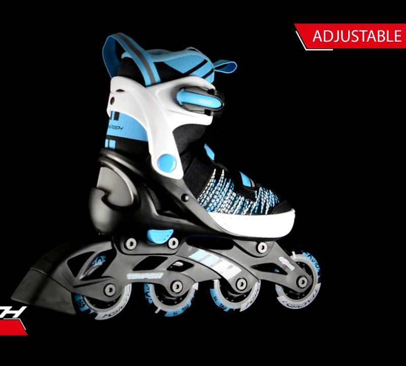 Pattini a rotelle per bambini Tempish Gokid nero/blu 10