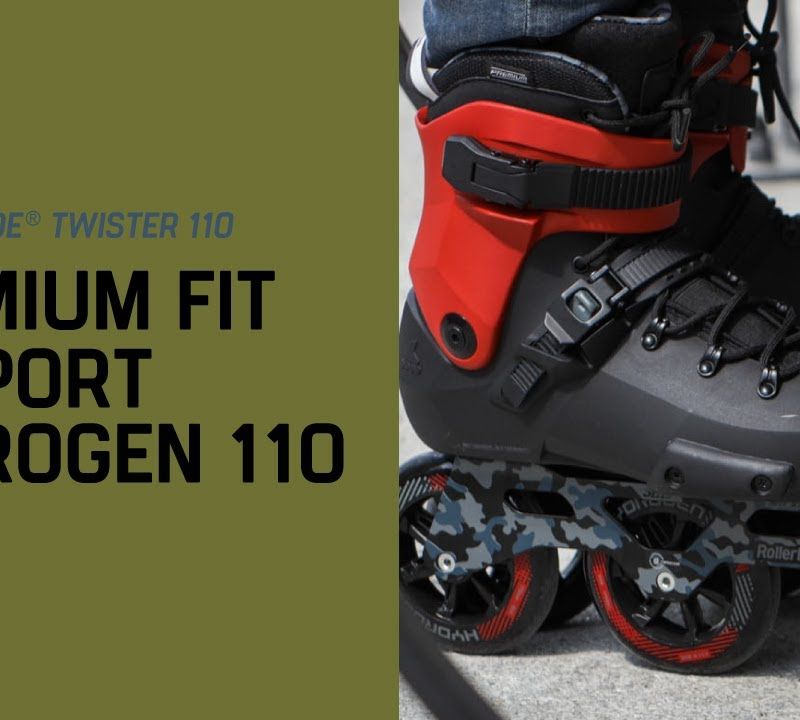 Pattini Rollerblade Twister 110 nero/rosso da uomo 14