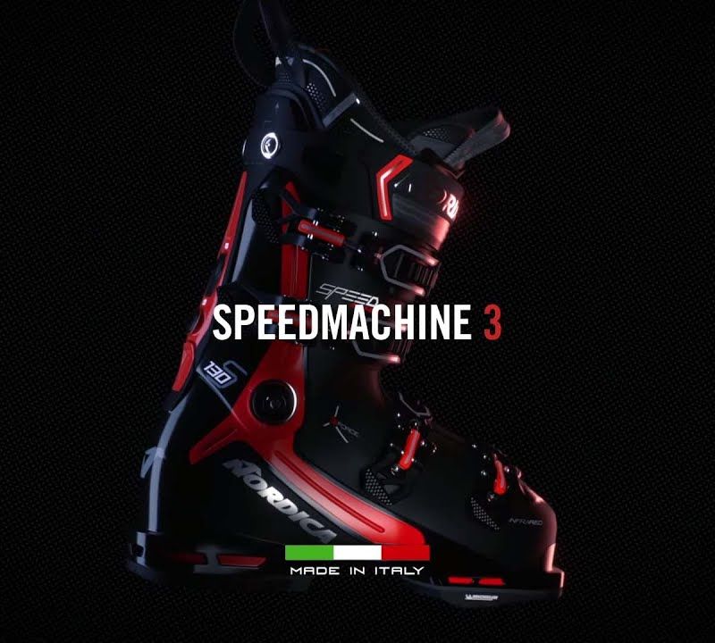 Scarponi da sci Nordica Speedmachine 3 130 GW da uomo nero/rosso/antracite 10