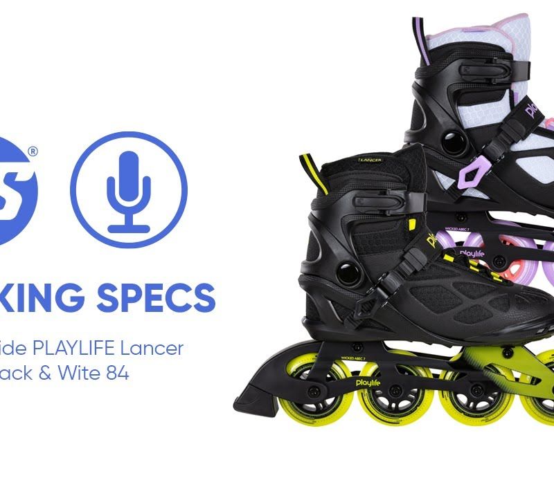 Pattini a rotelle Playlife Lancer 84 nero da uomo 17