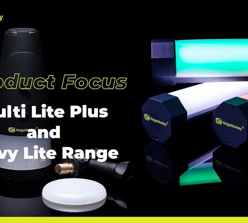 Lampada RidgeMonkey Multi Lite Plus nero RM175 4