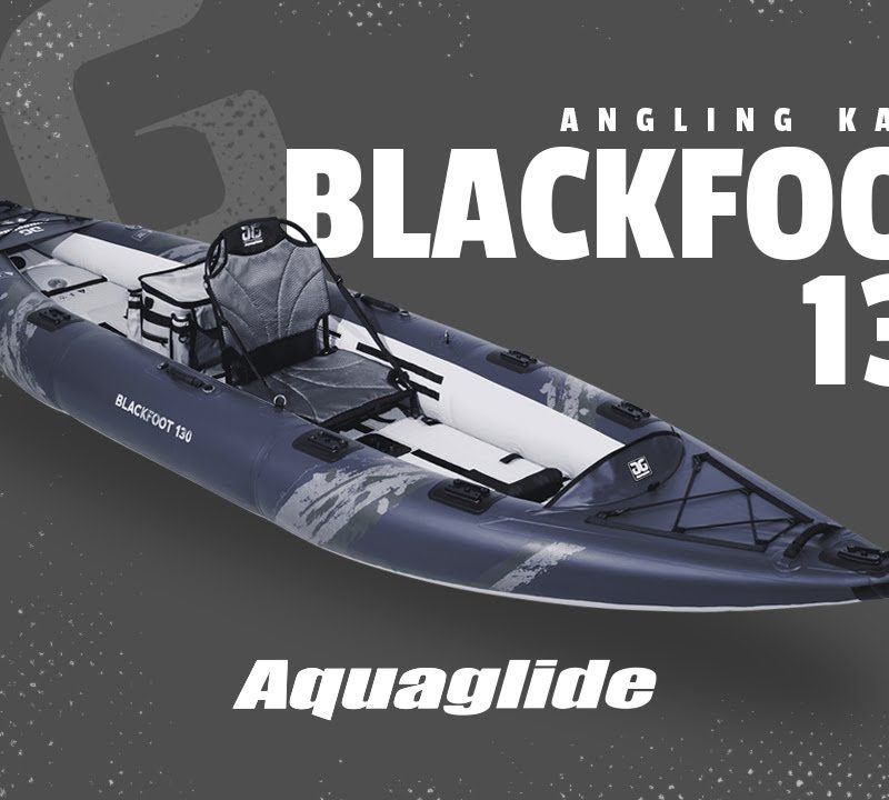 Aquaglide Blackfoot Angler 130 kayak gonfiabile per 2 persone 11
