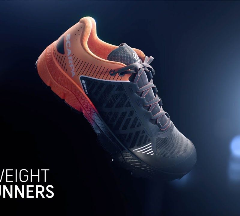 Scarpe da corsa da uomo SCARPA Spin Ultra GTX arancione fluo/nero 13