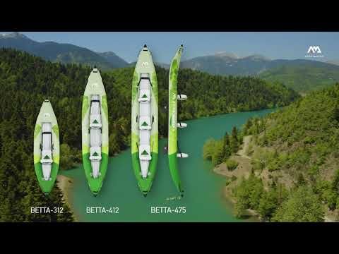 Aqua Marina Betta Recreational Kayak 10'3" Kayak gonfiabile per 1 persona 17