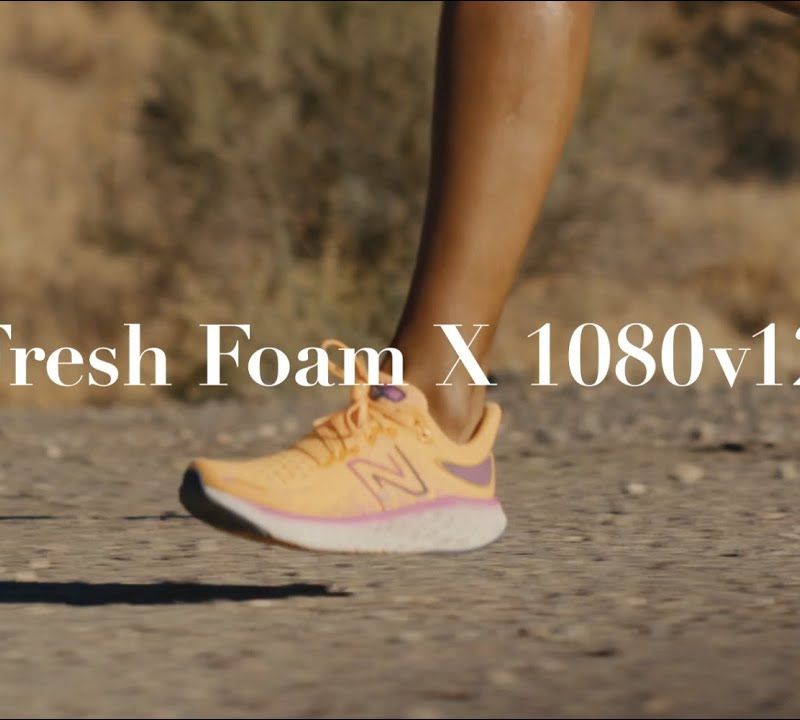 New Balance Fresh Foam X 1080 v12 nero uomini scarpe da corsa 12