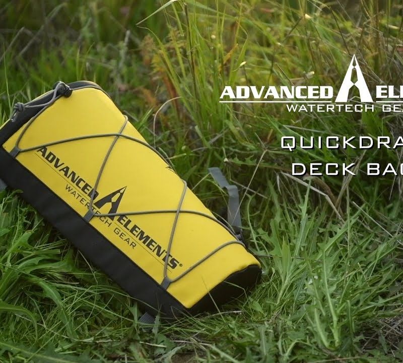 Advanced Elements QuickDraw Deck bag giallo/nero 8