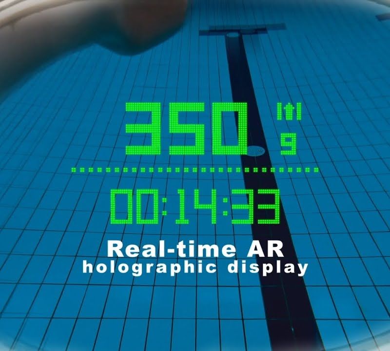 Occhiali da nuoto Holoswim Smart nero 12