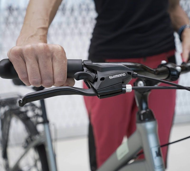 Bicicletta fitness da donna Romet Orkan 4D bianco/giallo 3