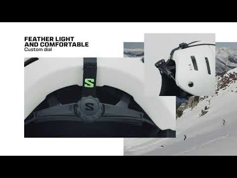 Casco da sci Salomon MTN Lab bleached aqua 14