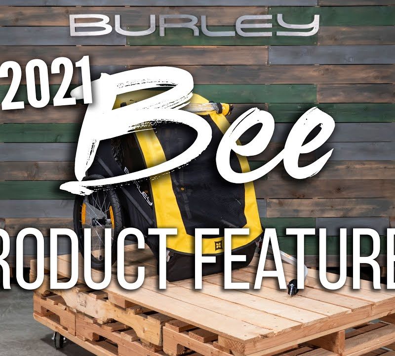 Burley Bee Rimorchio per biciclette doppio giallo 18