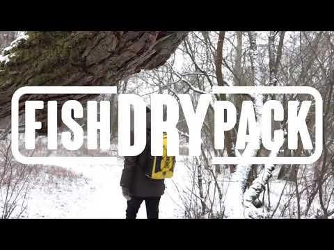 FishDryPack Explorer 40 l zaino impermeabile giallo 11