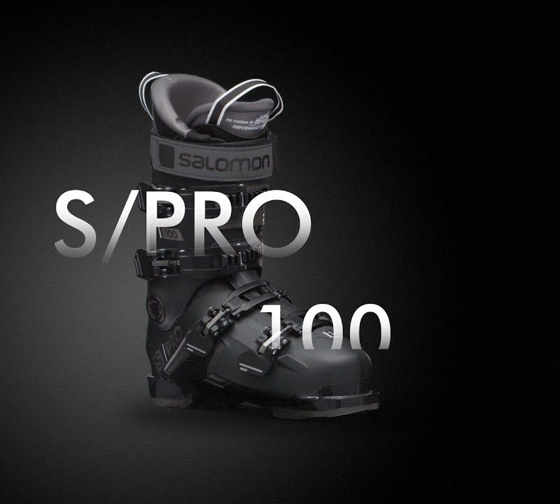 Scarponi da sci da uomo Salomon S/Pro 100 GW nero/belluga/argento scuro metallizzato 10
