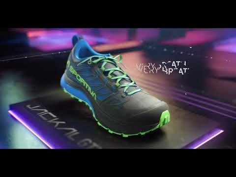 Scarpa da corsa La Sportiva Jackal GTX uomo nero/giallo 13