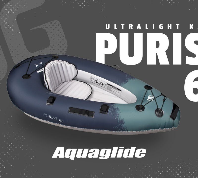 Aquaglide Backwoods Purist 65 kayak gonfiabile per 1 persona 9