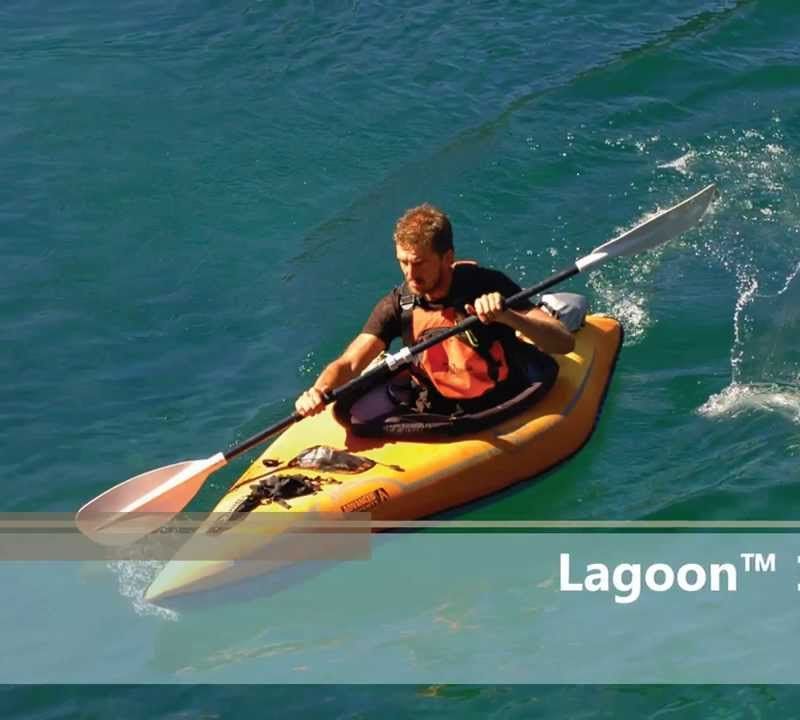 Advanced Elements Lagoon 1 TM arancio/grigio kayak gonfiabile per 1 persona 9