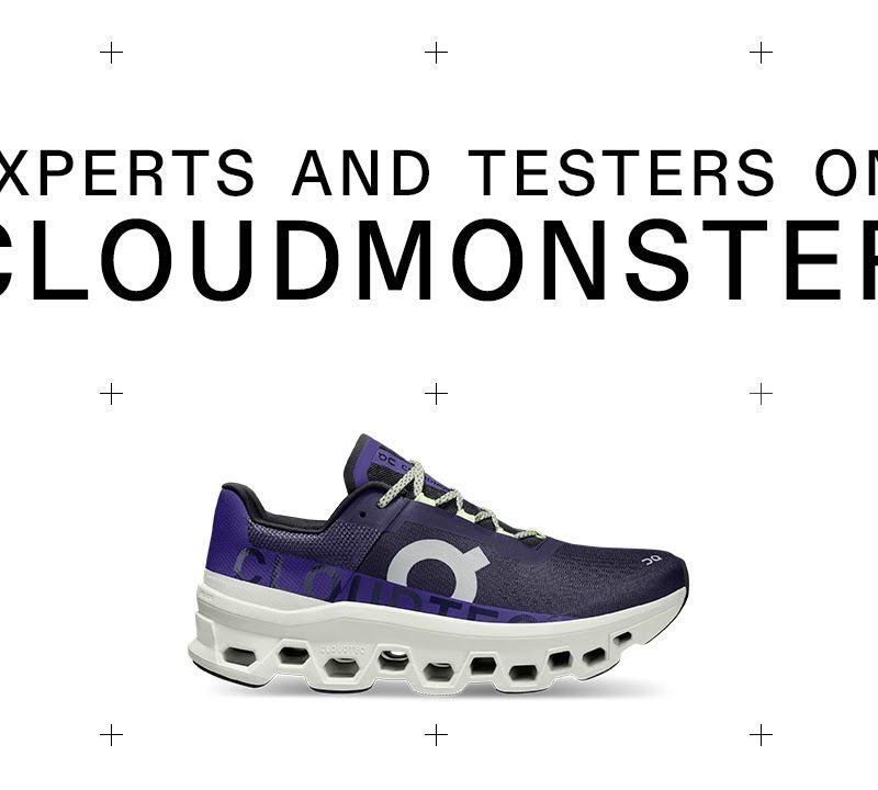 Scarpe da corsa On Running Cloudmonster undyed bianco/bianco da donna 14