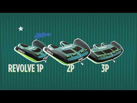 JOBE Revolve Towable 2P galleggiante blu/verde 6