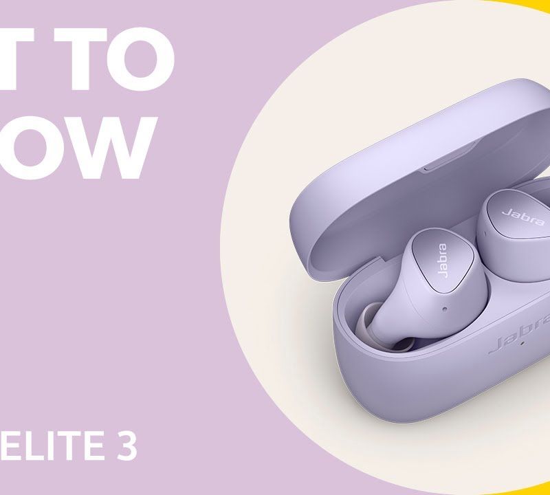 Cuffie wireless Jabra Elite 3 beige chiaro 7