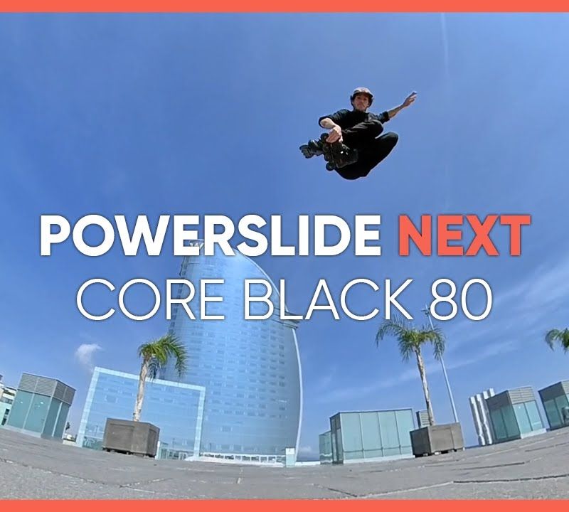 Pattini a rotelle Powerslide Next Core 80 neri 15