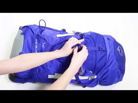 Zaino trekking da donna Osprey Ariel 55 l claret red 9
