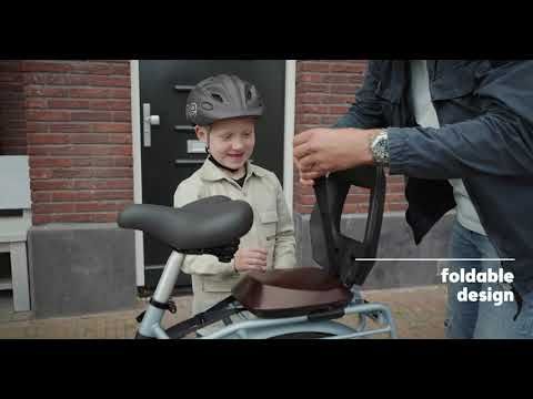 Sella per bicicletta Bobike Junior One urban nero/grigio scuro 10
