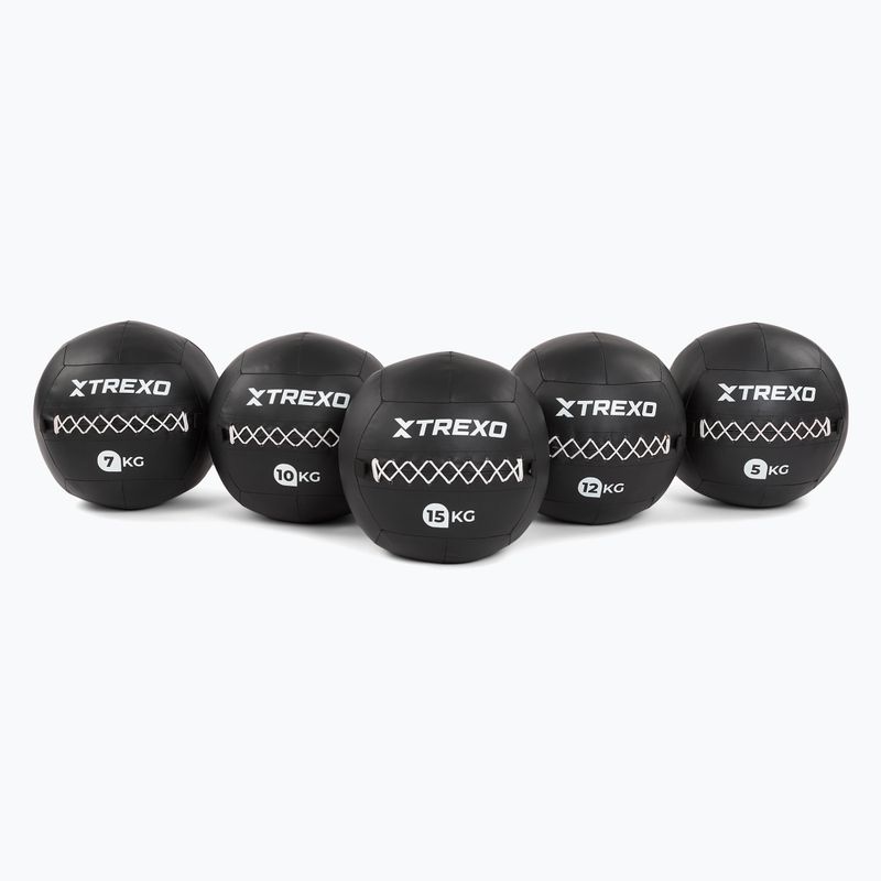XTREXO Wall Ball 7 kg nero 5