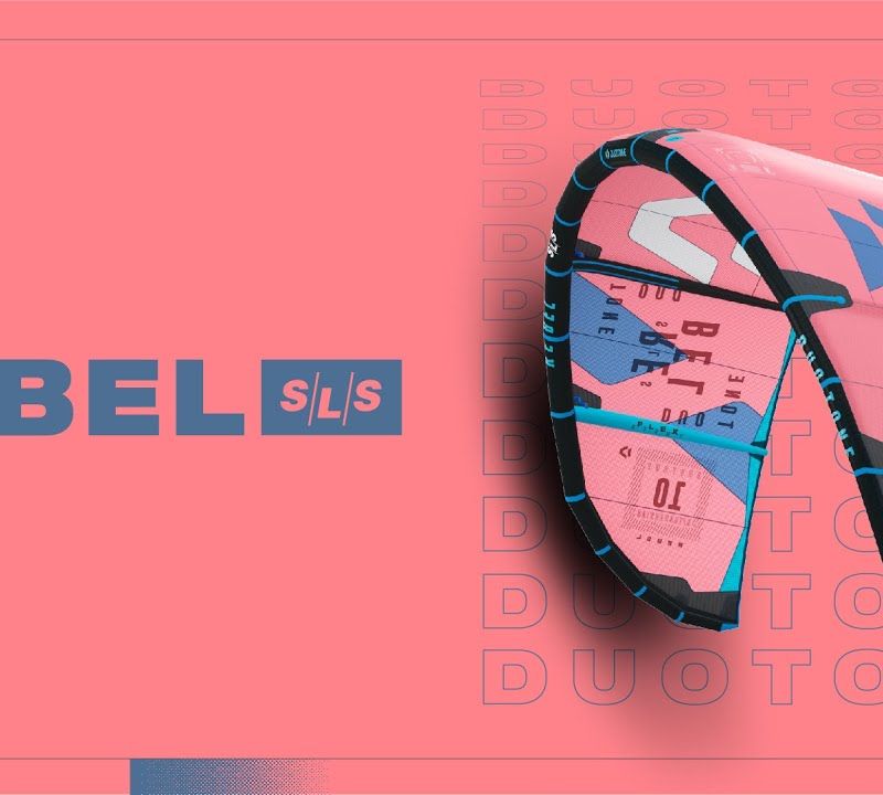 DUOTONE Rebel SLS 2022 kite rosso corallo/blu per il kitesurf 4