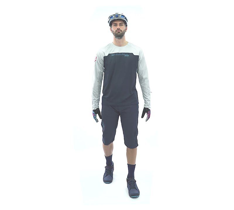 Endura MT500 Burner manica lunga ciclismo uomo melanzana 12