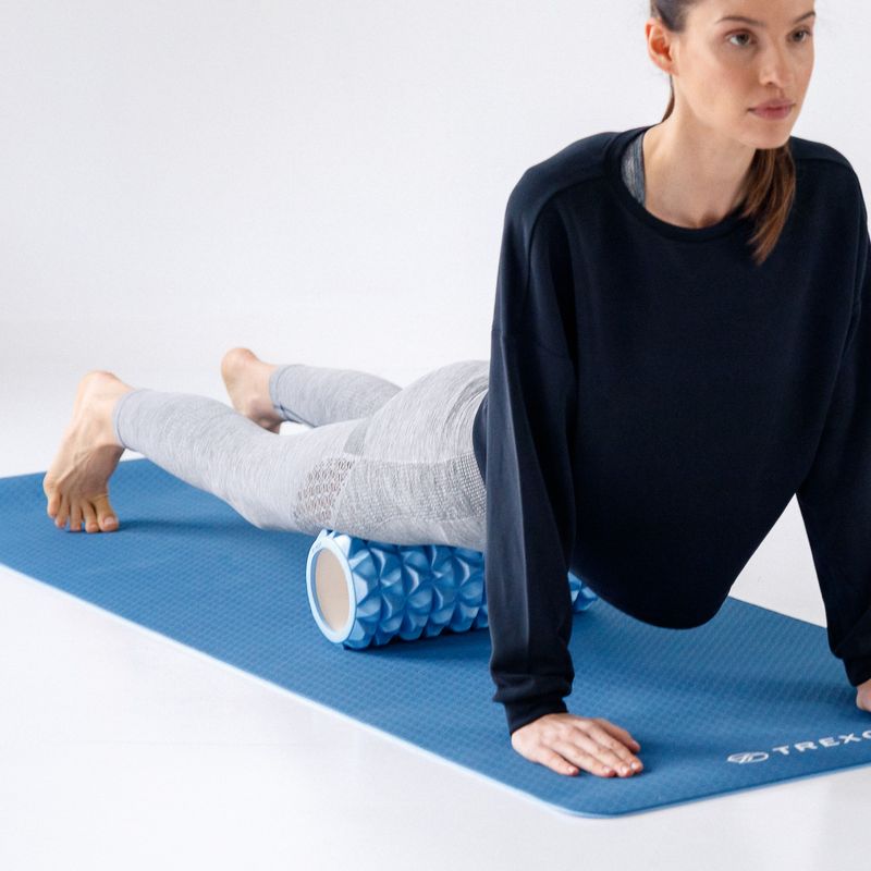 XTREXO Rullo massaggiante in PVC EVA blu 5