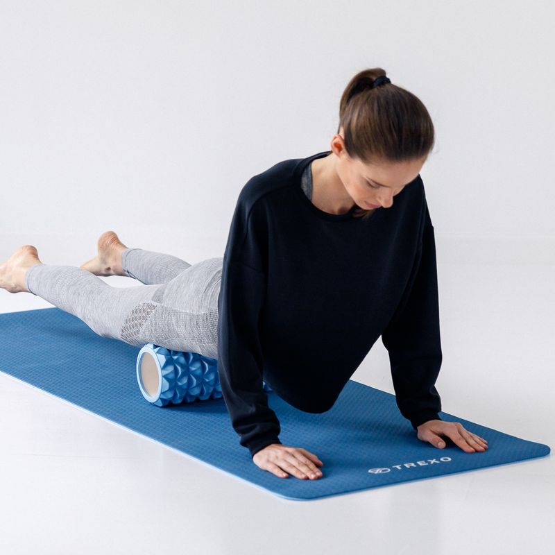XTREXO Rullo massaggiante in PVC EVA blu 6