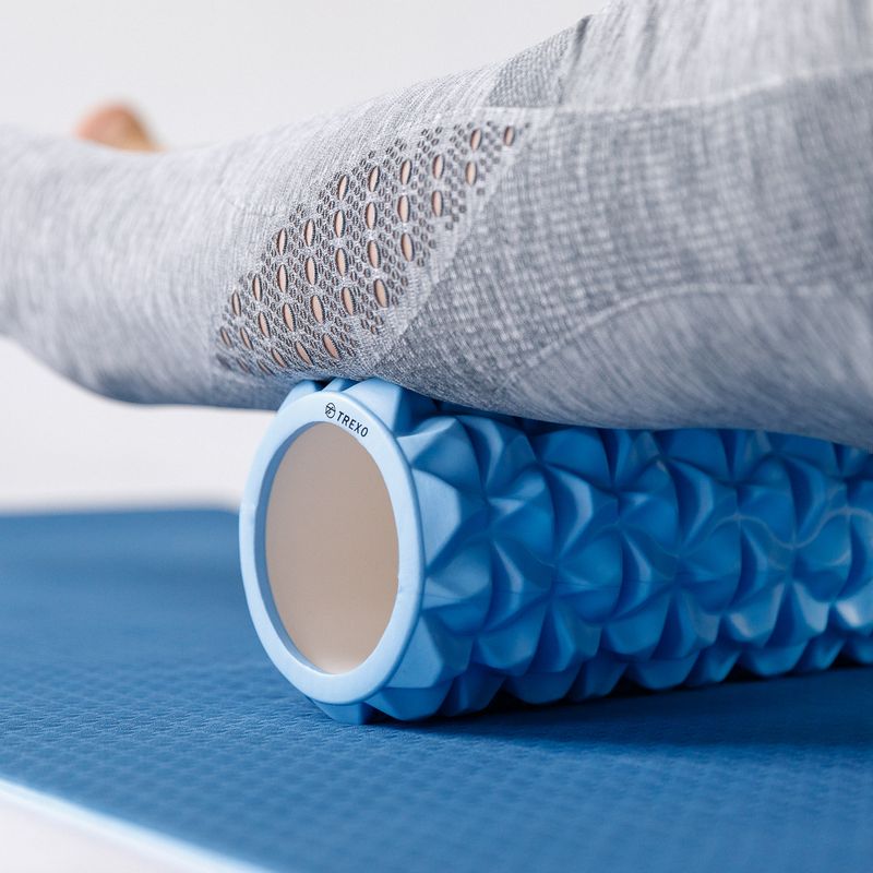 XTREXO Rullo massaggiante in PVC EVA blu 7